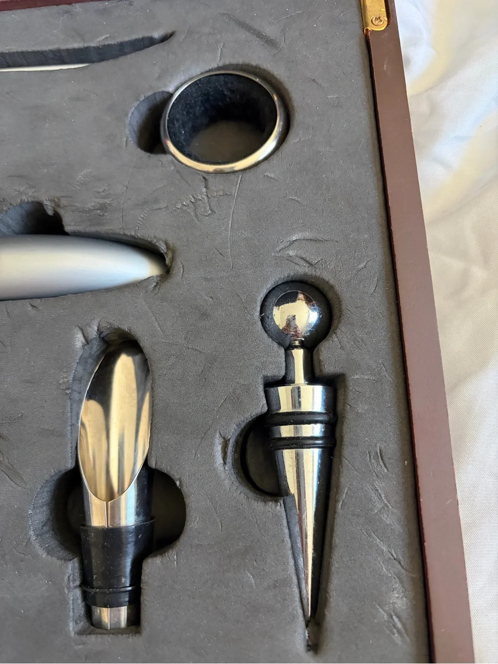 Connoisseur 6-Piece Wine Opener Set in Deluxe Wooden Gift Box